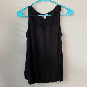 H&M Black Lace Tank Top